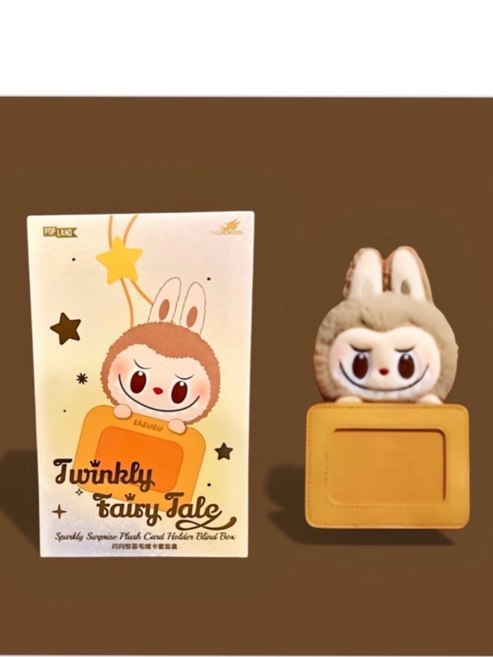 Pop Land The Monsters Twinkly Fairy Tale Sparkly Surprise Labubu Card Holder